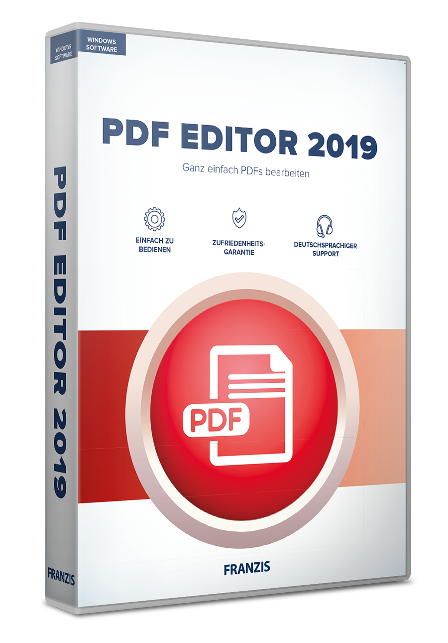 Pdf Editor 2019 Franzis Wwwfranzisde Franzis Verlag